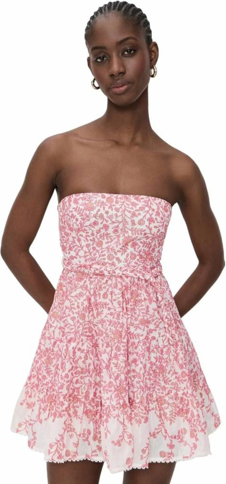 Poupette St Barth Women's Christine Bandeau Summer Dress - Elegant Beachwear & Resort Style