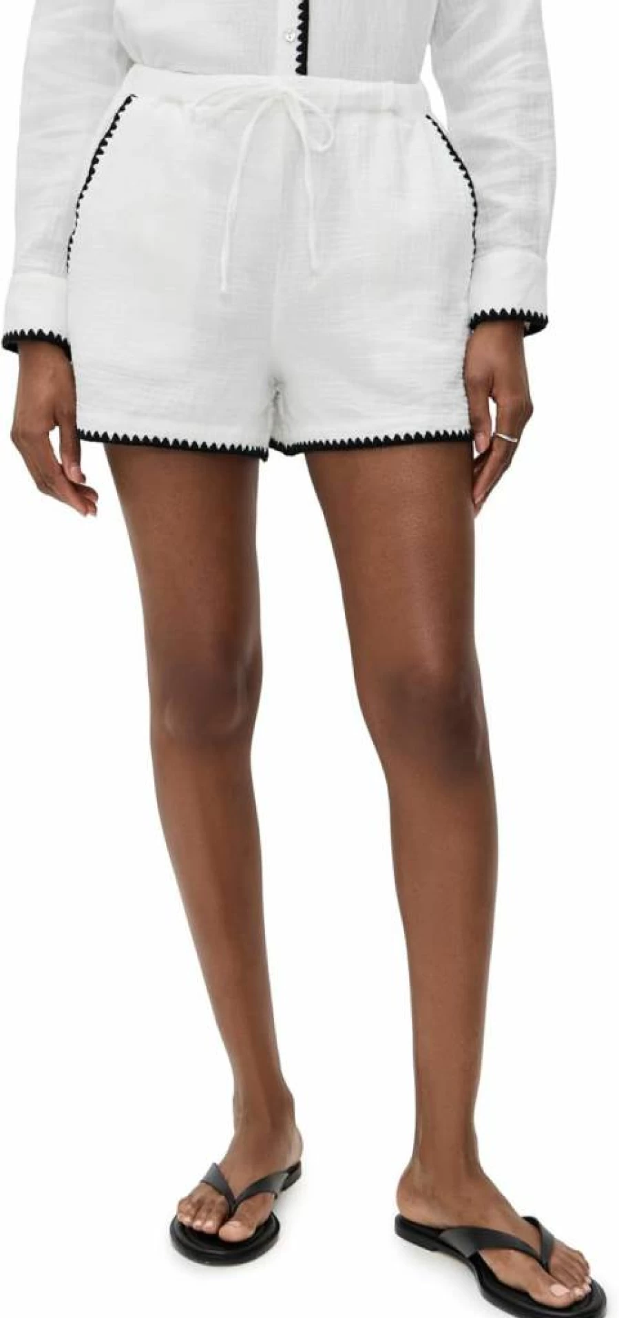 Rails Women's LSpace Sunny High-Waisted Beach Shorts - Comfortable Summer Swim Cover-Up