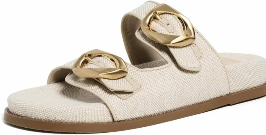 SCHUTZ Olga Women's Sporty Slide Sandals - Comfortable Casual Slides for Women