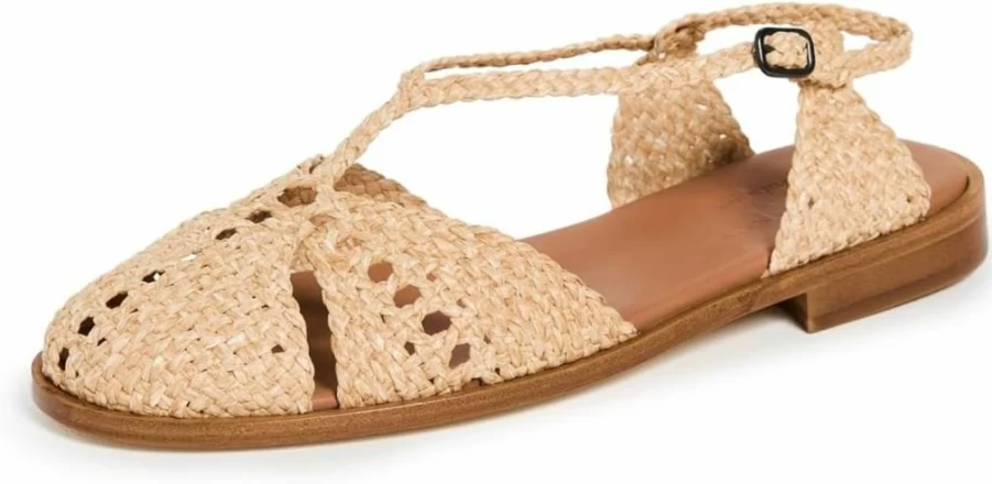 Hereu Women's Sorolla Leather Sandals – Handcrafted Spanish Slide Sandals for Women