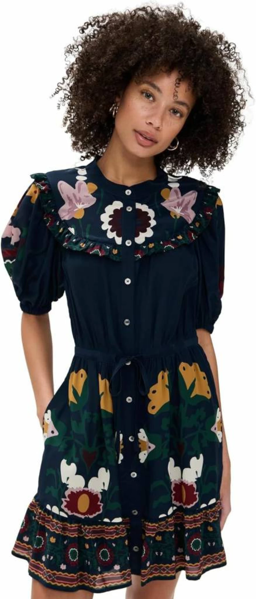 Sea Women's Floral Cassia Print Summer Dress - Boho Chic Beachwear