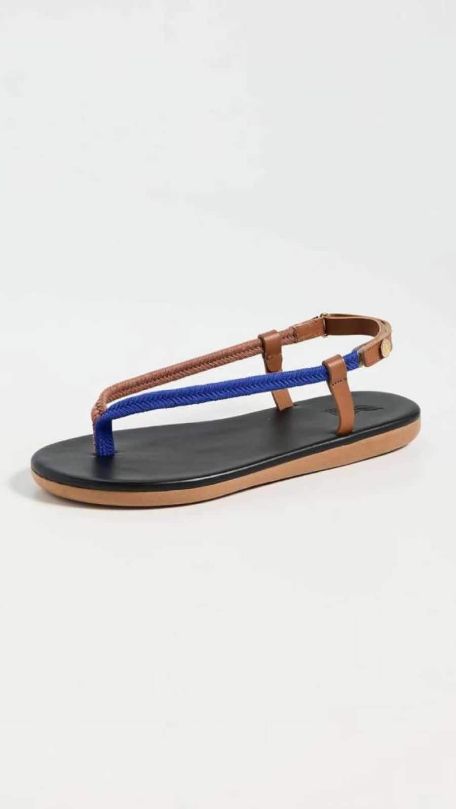 Ancient Greek Sandals Women's Zoi Rope Leather Sandals – Handmade Greek Goddess Style Flat Sandals