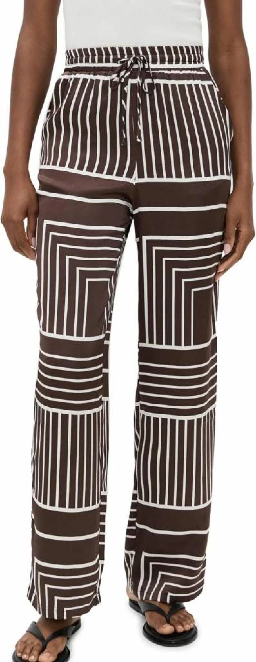 4TH & RECKLESS Women's Amira High-Waisted Trousers - Stylish Casual Pants for Women