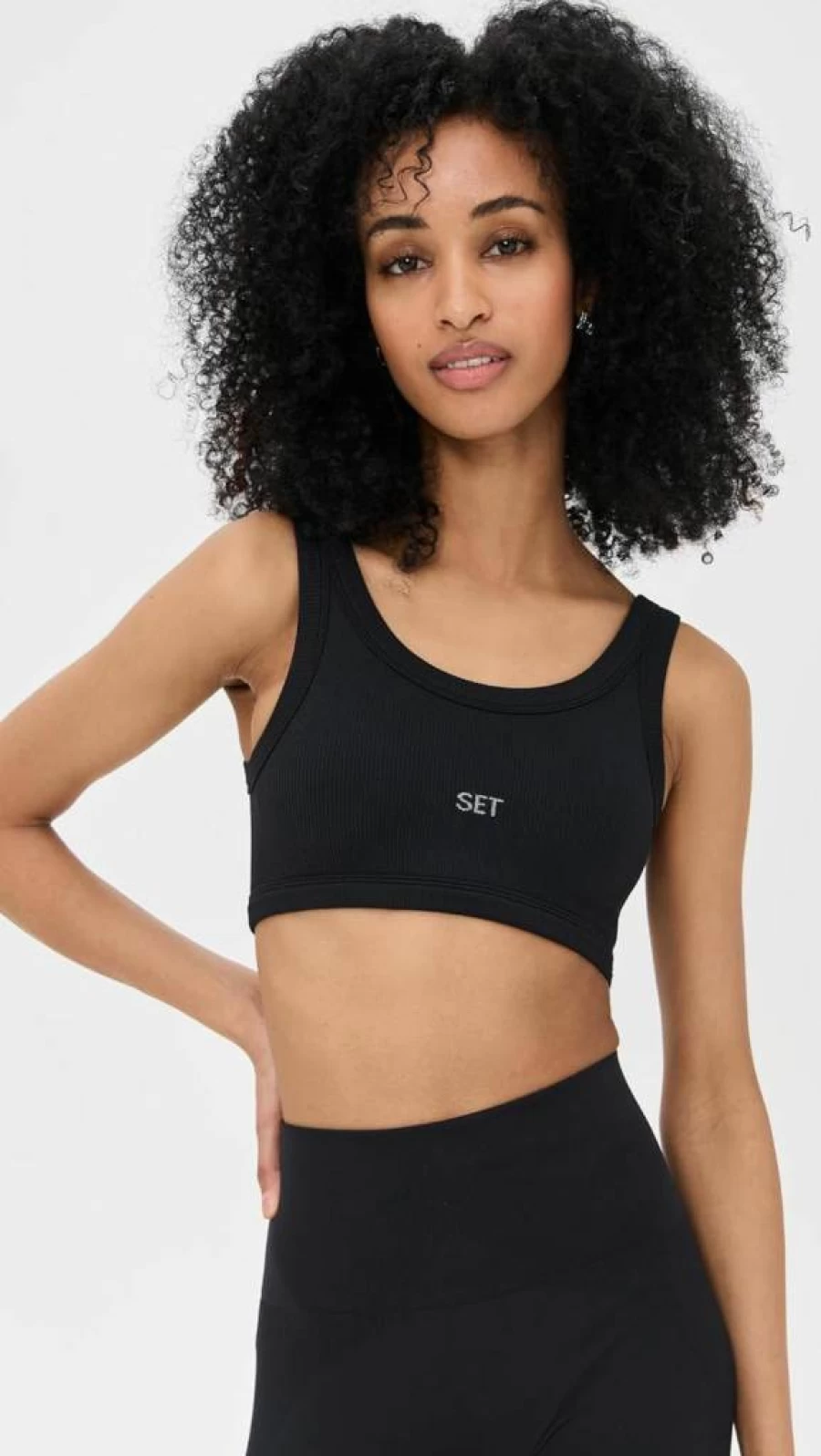 SET Active Women's Sculptflex Power Hold Bra - High Support Workout Bra for Fitness & Training