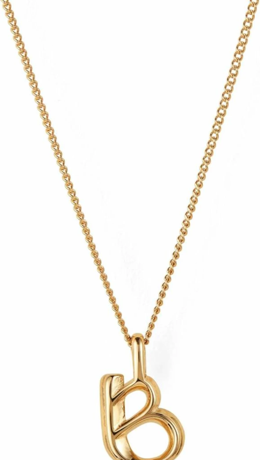 JENNY BIRD Personalized Monogram Pendant Necklace - Customizable Initial Necklace for Women