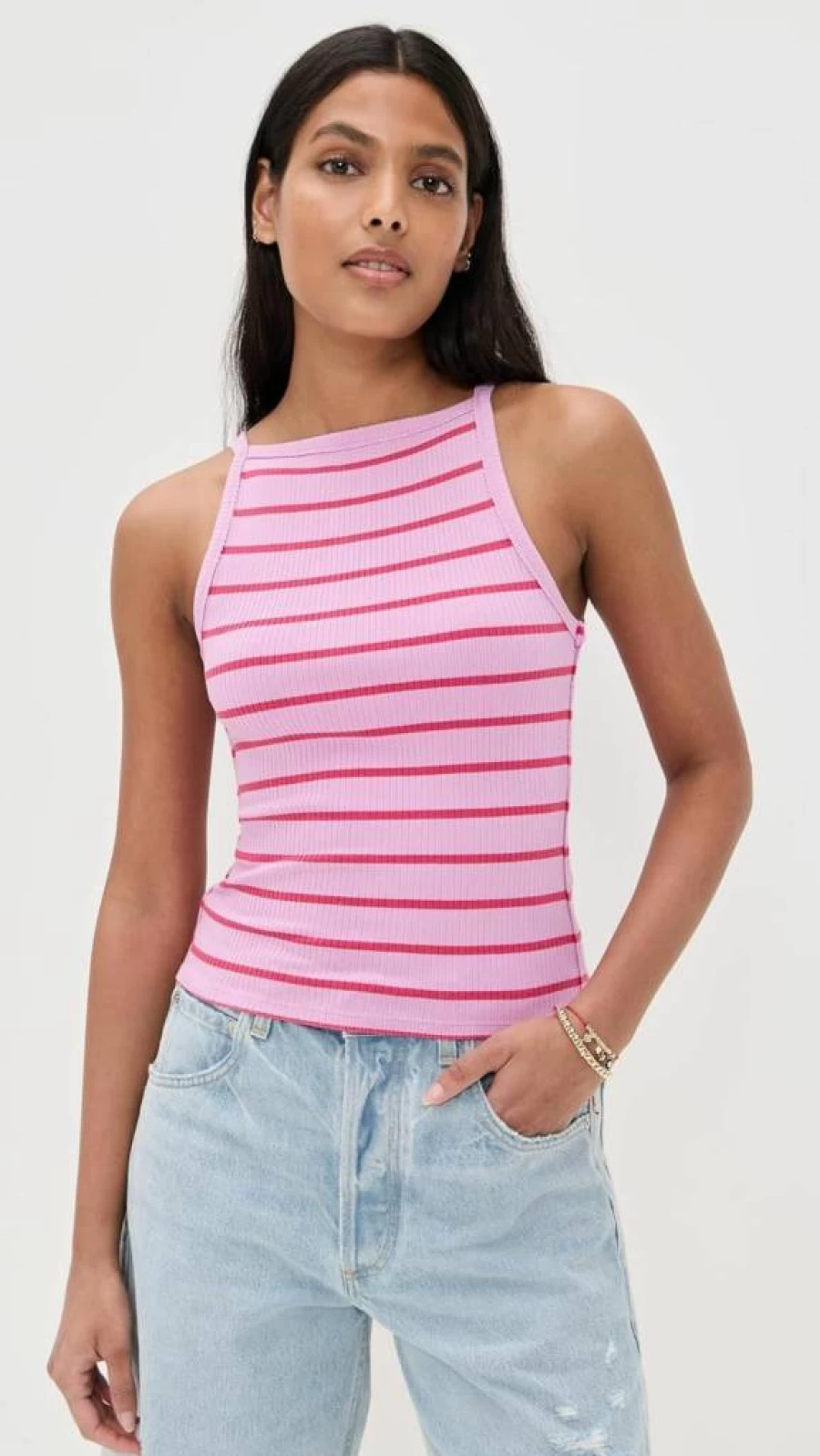 Free People Women's Mia Tank Top - Stylish Casual Summer Blouse