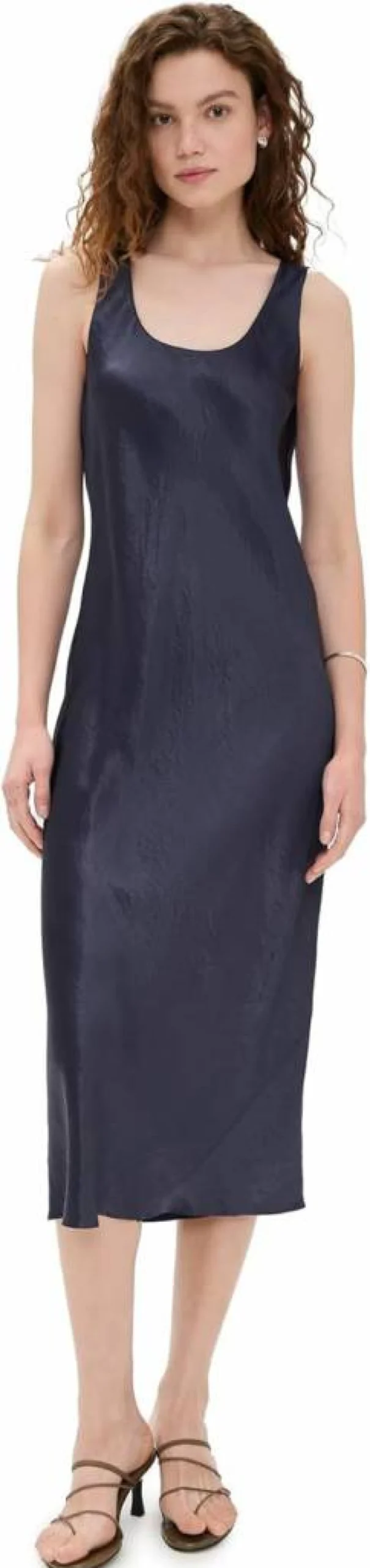 Vince Women's Bias-Cut Sleeveless Tank Dress - Elegant Slim Fit Summer Dress