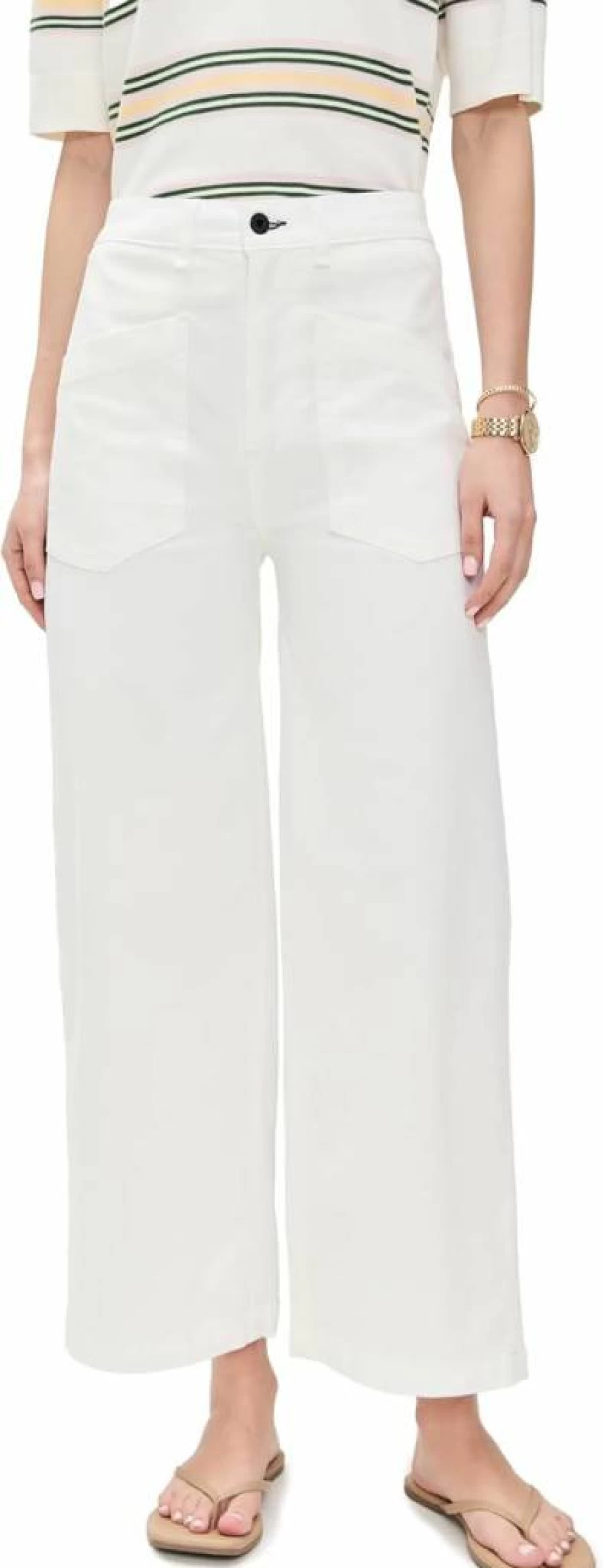 ASKK NY Women's High-Waisted Virginia Twill Pants - Comfortable & Stylish Casual Trousers
