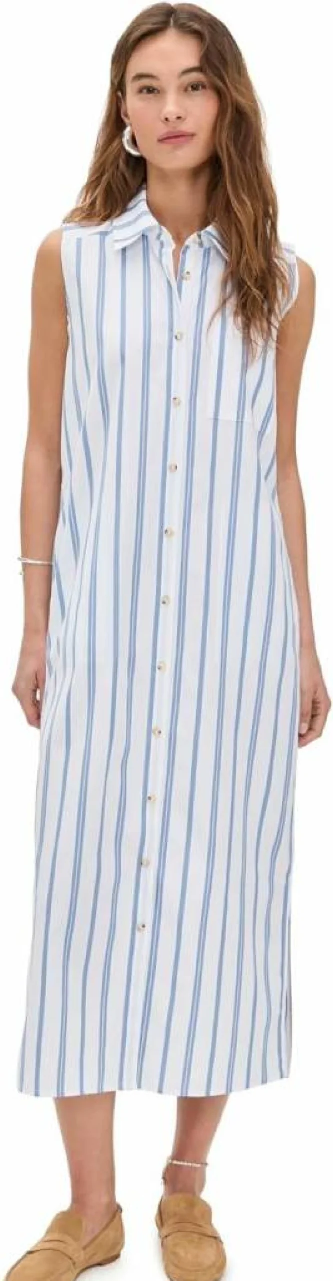 DONNI. Women's Pop Sleeveless Dress - Stylish Casual Summer Dress for Women
