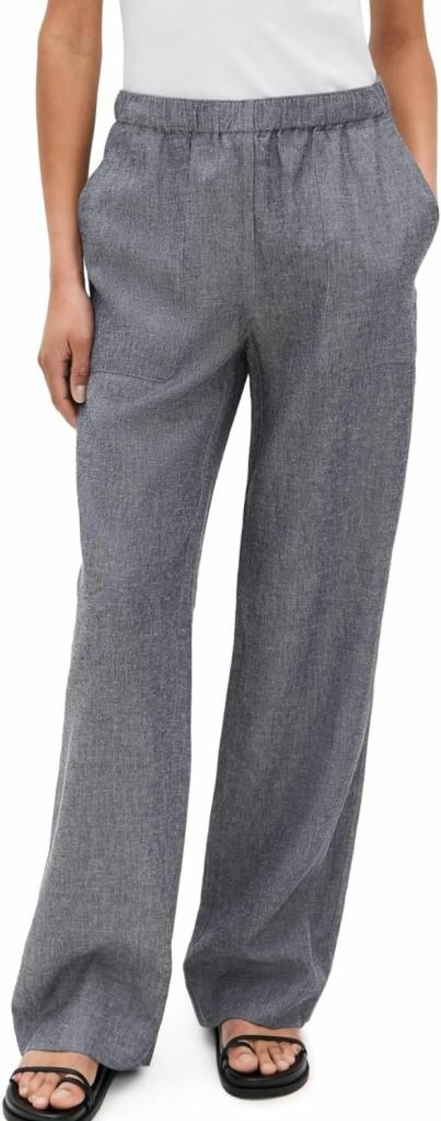 Vince Women's Casual Pull-On Mid Rise Pants - Comfortable Stretch Trousers for Everyday Wear