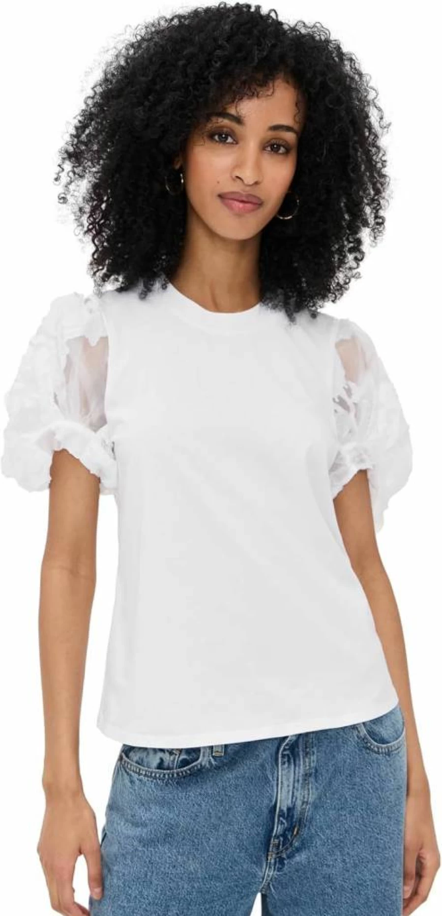 Cinq a Sept Women's Yashi Top Floral Print Organza Blouse Elegant Feminine Style