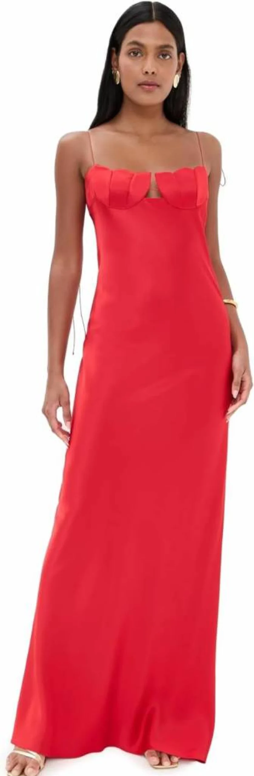 Anna October Women's Tulip Maxi Dress - Elegant Floral Print Long Dress for Summer