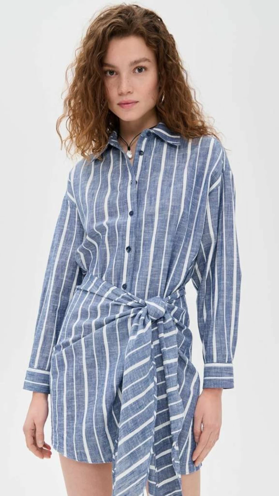 Apiece Apart Women's Alessandra Mini Dress - Elegant Casual Short Sleeve Summer Outfit