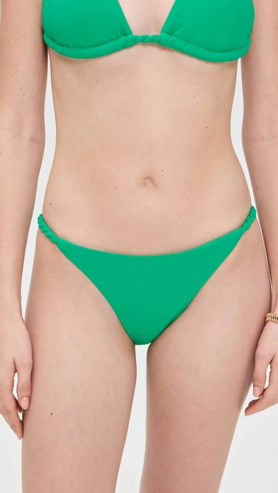 PQ Swim Women's Airline Rope Bikini Bottoms - High-Waisted Swimwear for Women