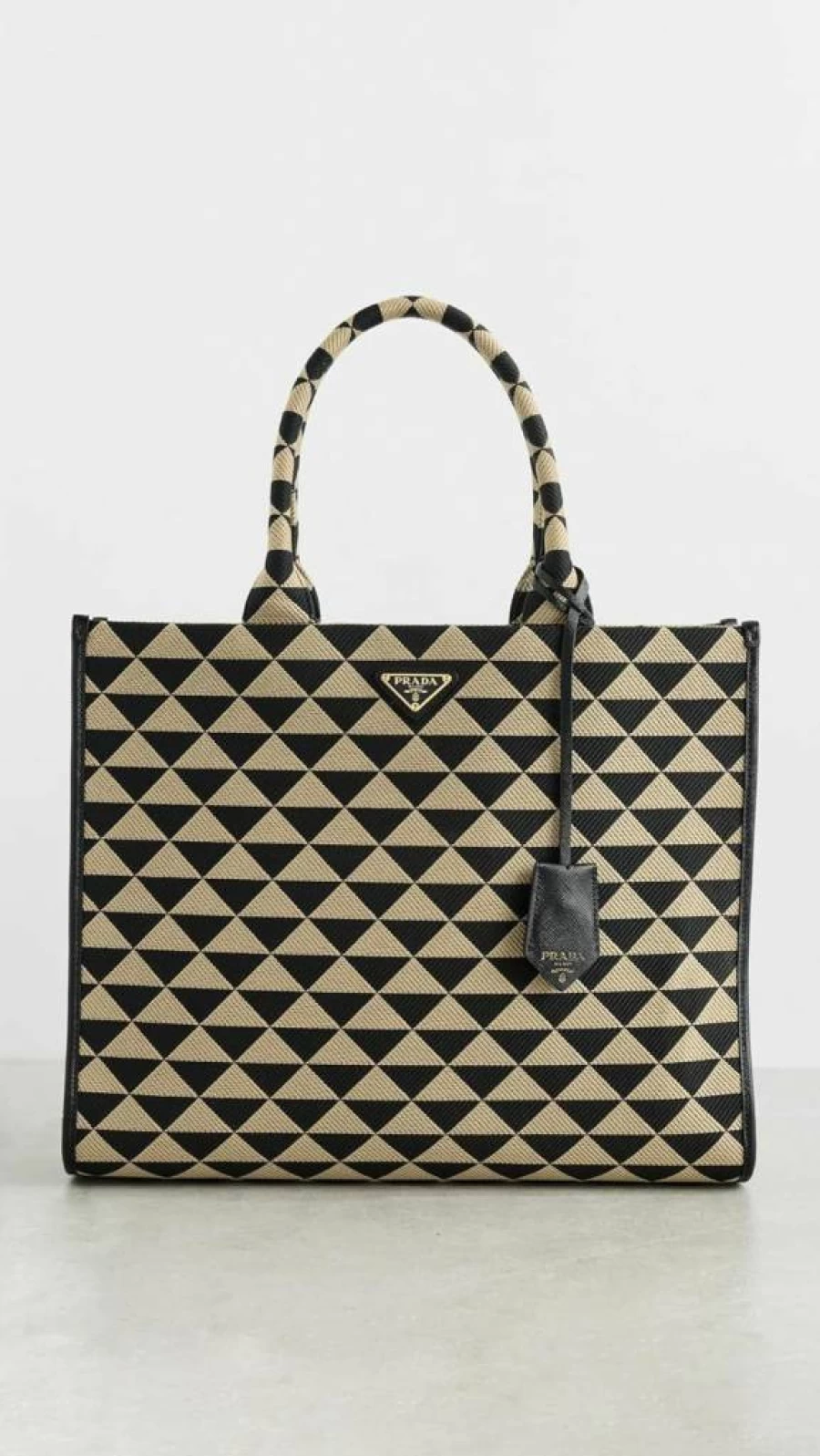 Shopbop Archive Pre-Owned Prada Women's Tote Bag with Symbol Design