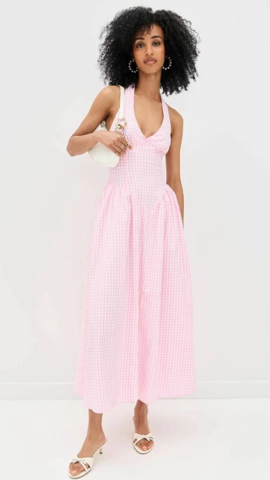 Runaway the Label Women's Alicia Midi Dress - Elegant Flowy Boho Chic Style