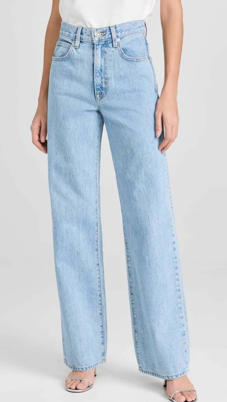 SLVRLAKE Women's Grace Jeans - High Waist Slim Fit Stretch Denim Pants for Women