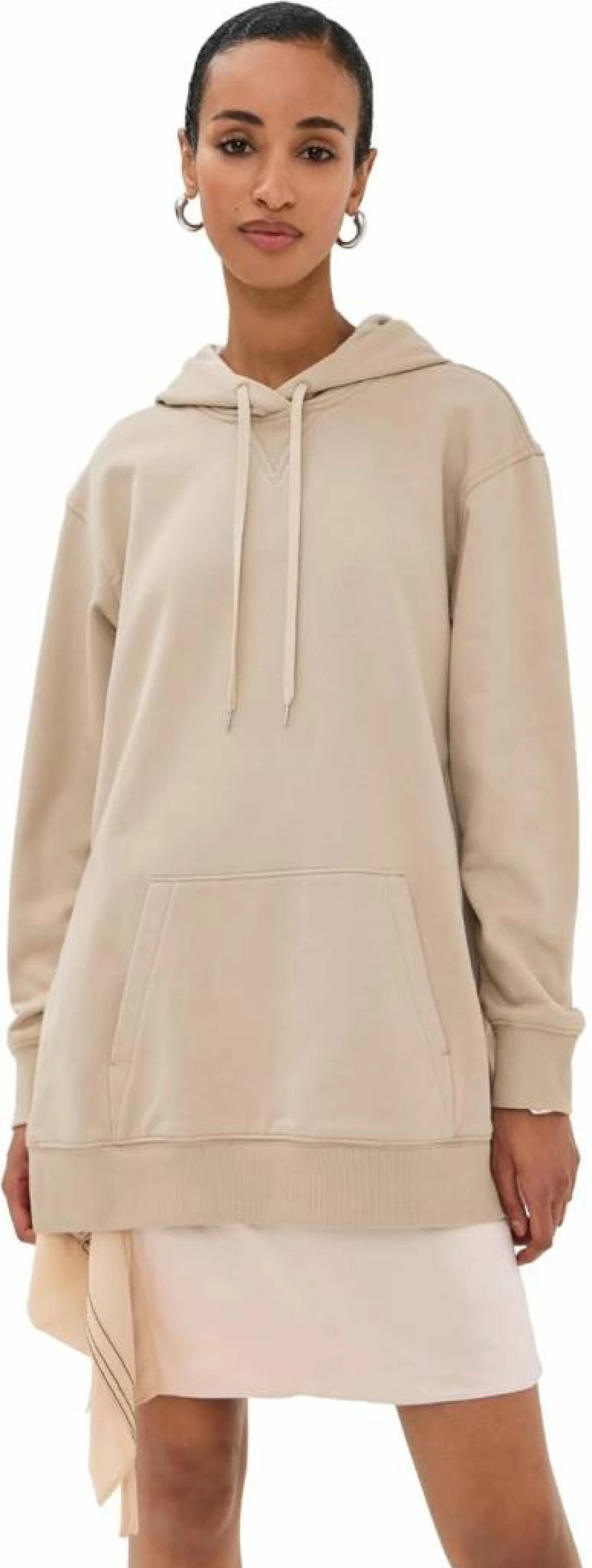 3.1 Phillip Lim Women's Hooded Combo Dress with Detachable Mini Slip Skirt