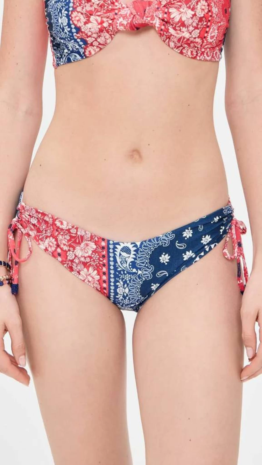 AGUA BENDITA Women's Eda Atma Bikini Bottoms - High-Waisted Swimwear for Women