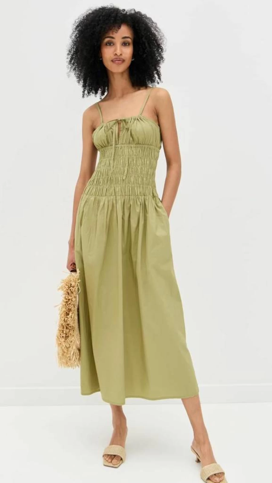 Ciao Lucia Women's Russo Dress - Elegant Flowy Boho Chic Maxi Dress for Women