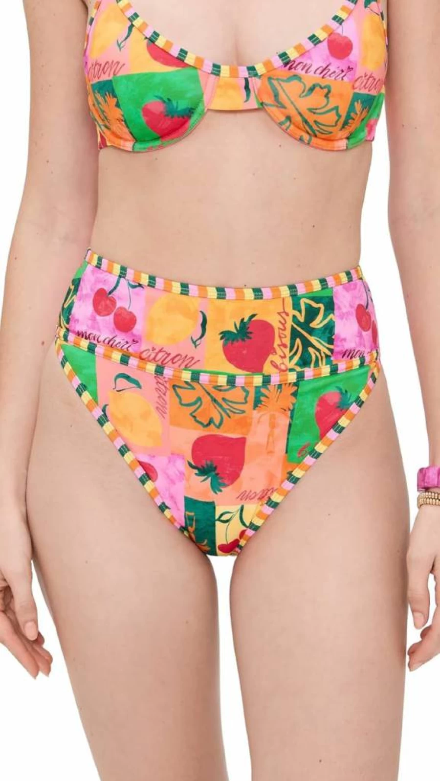 Beach Riot Carlotta Women's High-Waisted Bikini Bottoms | Swimwear for Women