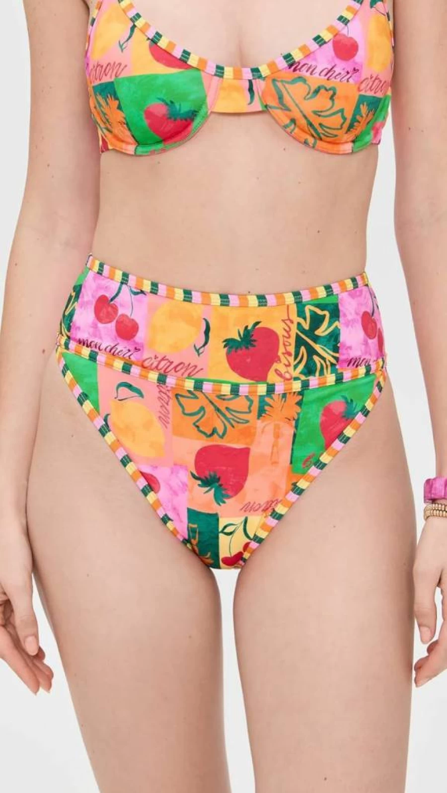 Beach Riot Carlotta Women's High-Waisted Bikini Bottoms | Swimwear for Women