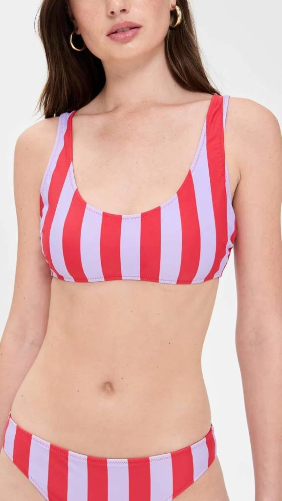 Solid & Striped Women's Elle Bikini Top - Striped Swimwear for Women